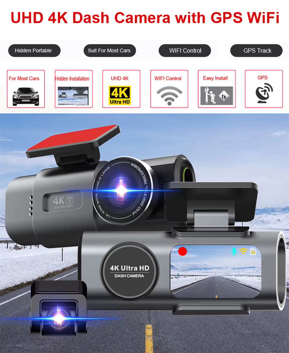DriveTech 4K Smart Dash Camera